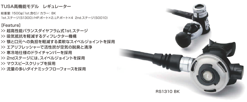 レギュレーター　超高性能バランスダイヤフラム式　RS1310