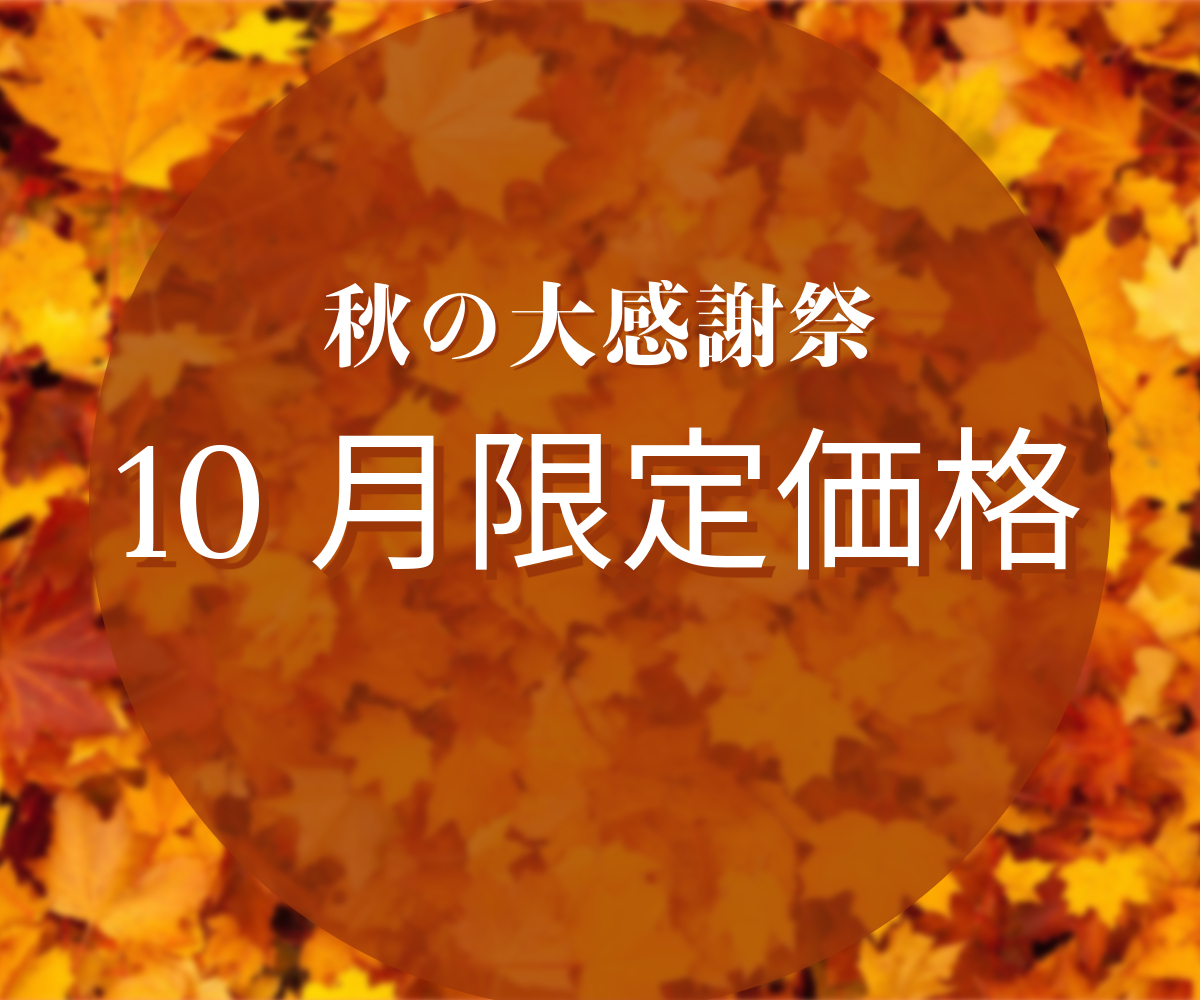 10月限定価格